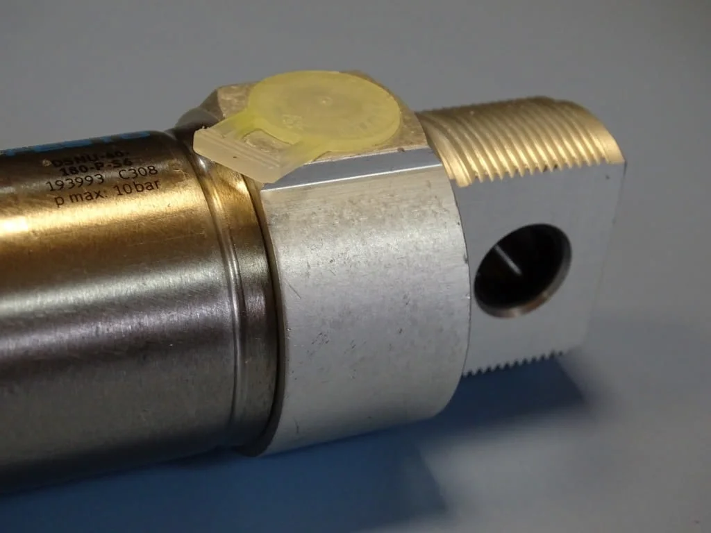 Пневматичен цилиндър Festo DSNU-40-180-P-S6 pneumatic round cylinder — снимка 3