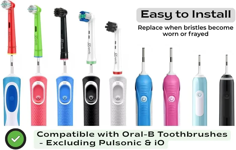 Комплект 12 резервни глави за електрическа четка Oral-B (без iO & Pulsonic) + 3 защитни калъфа — снимка 4