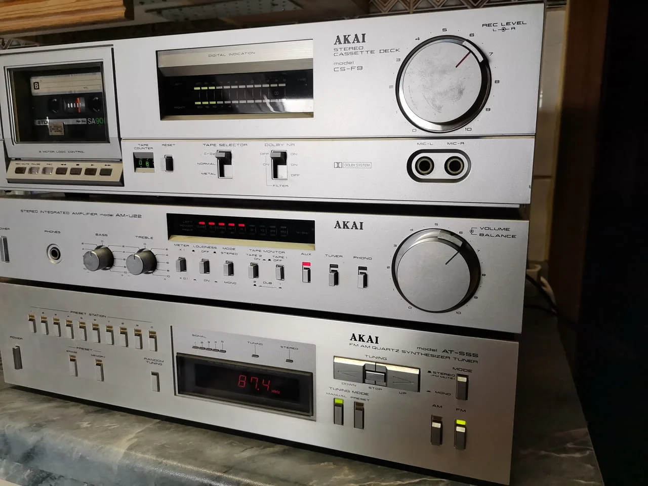 Akai cs-f9, Akai am-u22, Akai at-s55 — снимка 5