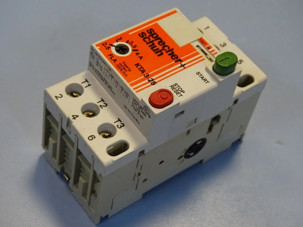 Моторна защита Sprecher+Schuh KTA 3-25 1.6/2.5A overload relay motor control — снимка 8