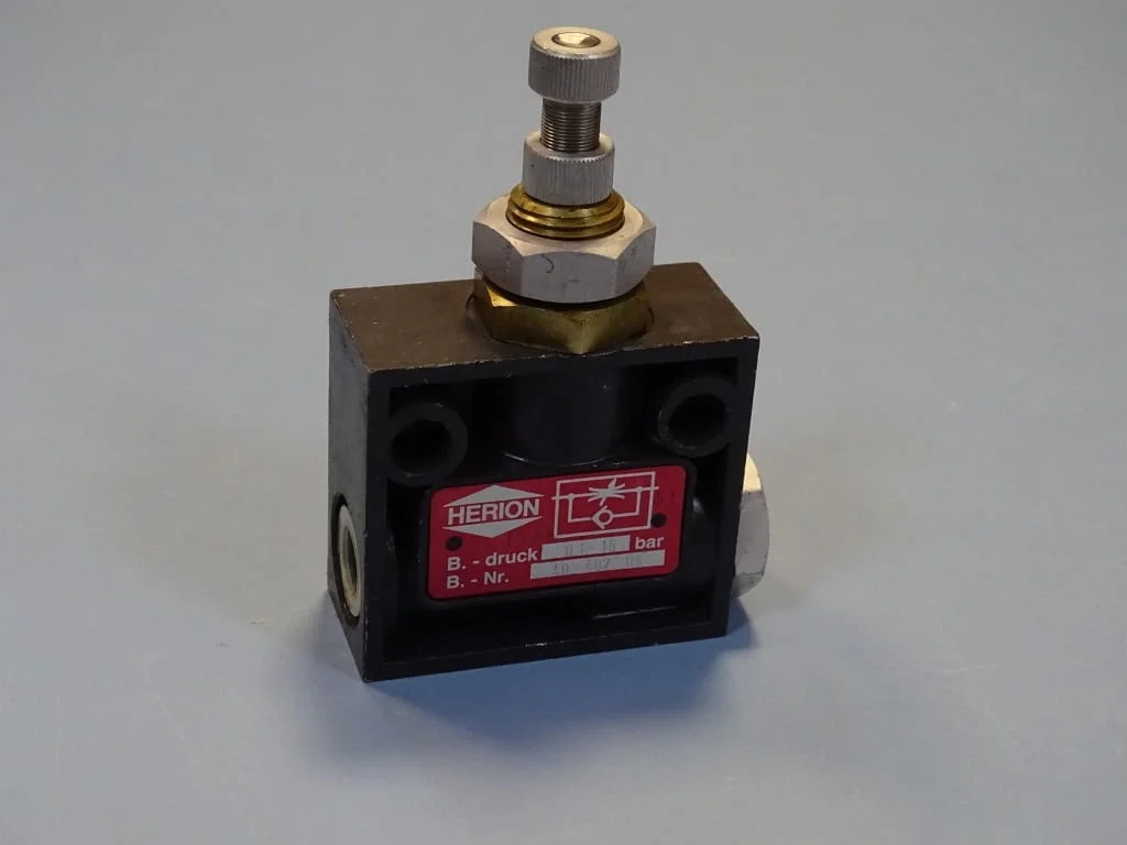 Пневматичен регулатор на дебит HERION 4040204 Flow Control Valve 0.1/16Bar