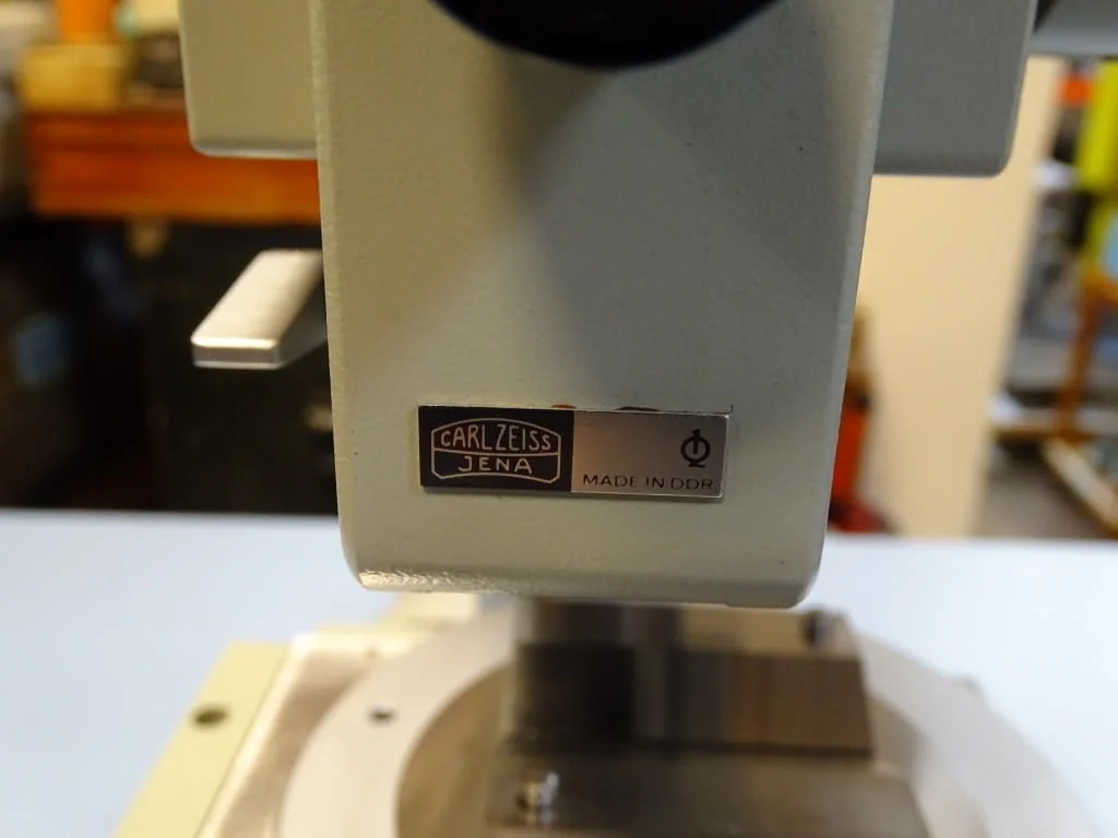 Микроскоп инструментален Carl Zeiss Jena BK 70x50 DDR Messmicroskop — снимка 5
