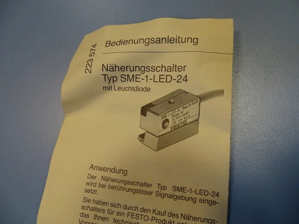 Индуктивен сензор Festo SME-1-LED-24 proximity switch — снимка 3
