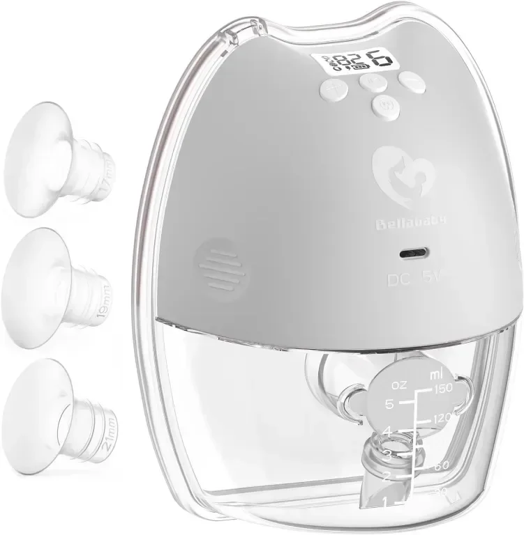 Bellababy, преносима безжична помпа за кърма със сензорен LCD дисплей, 4 режима и 9 нива