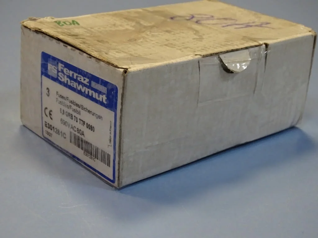 Предпазител Ferraz Shawmut Protistor E301281 Fuses 6.9GRB70TTF0080 80A 690VAC — снимка 9