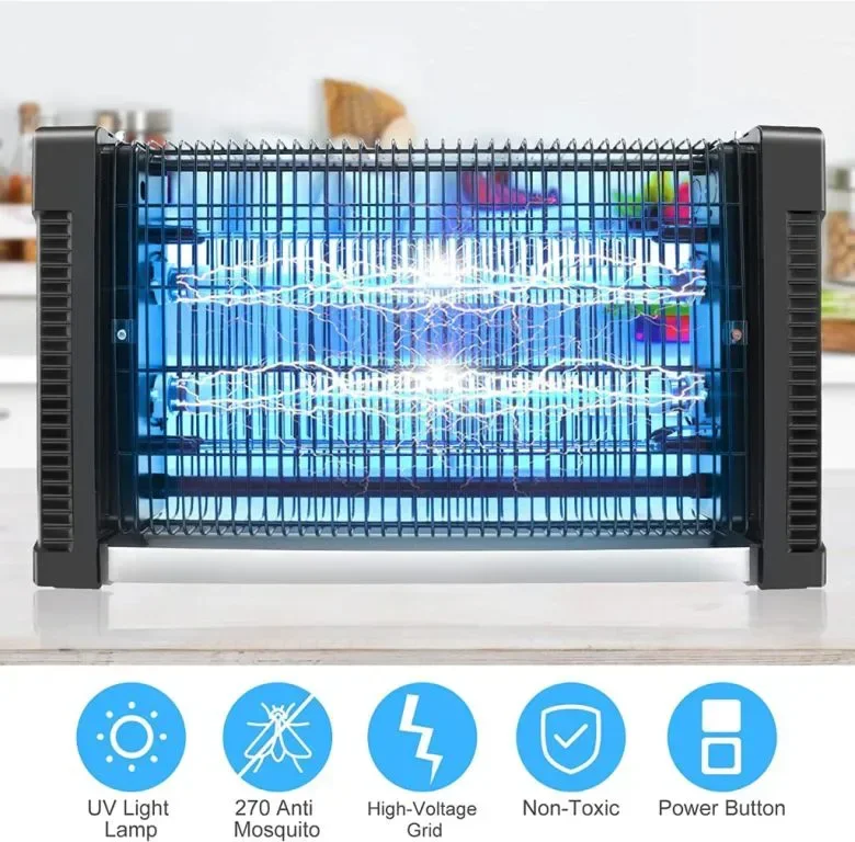 Zapoop Лампа за унищожаване на мухи и комари, 2500V, 20W UV — снимка 2