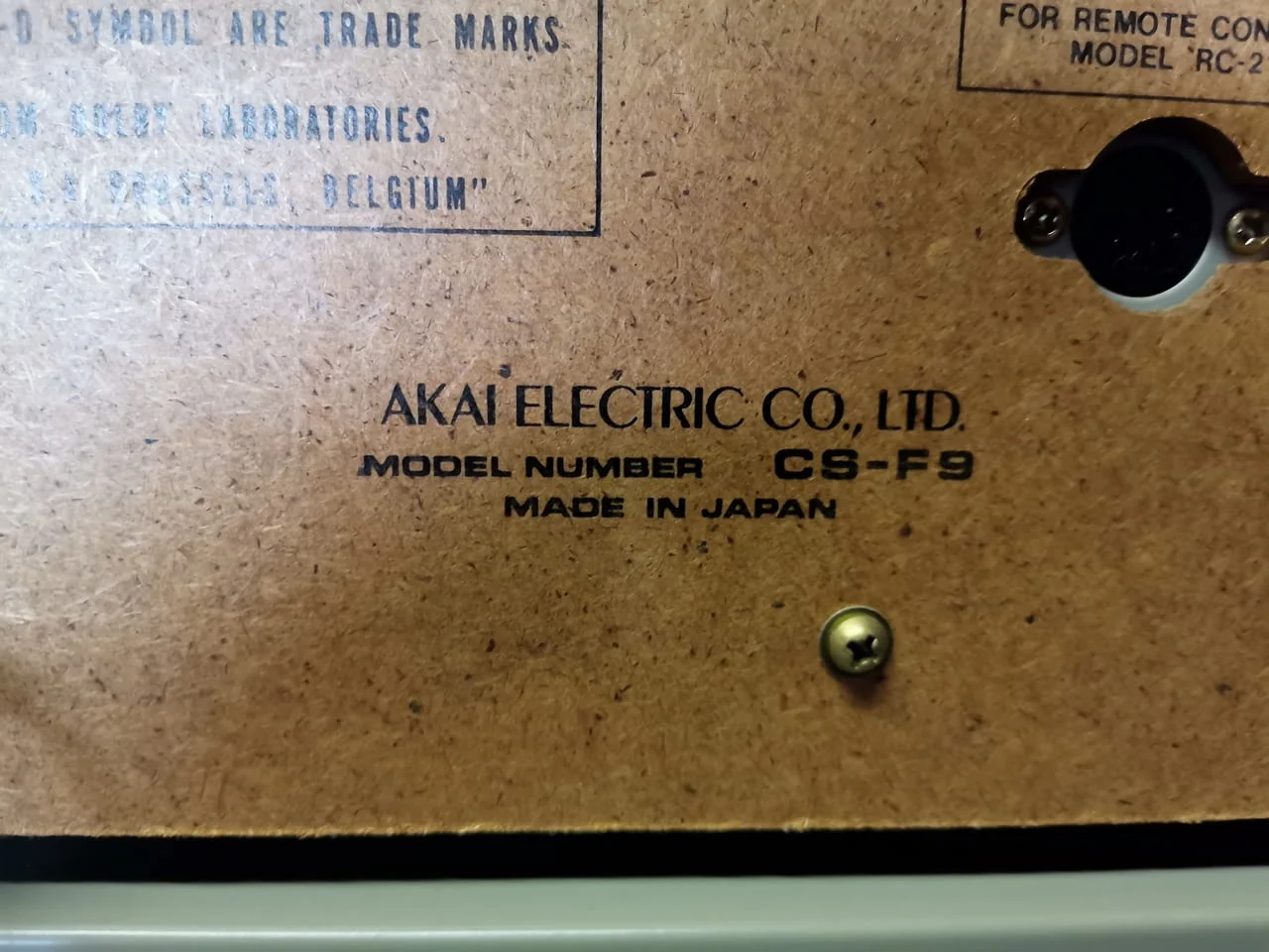 Akai cs-f9, Akai am-u22, Akai at-s55 — снимка 9