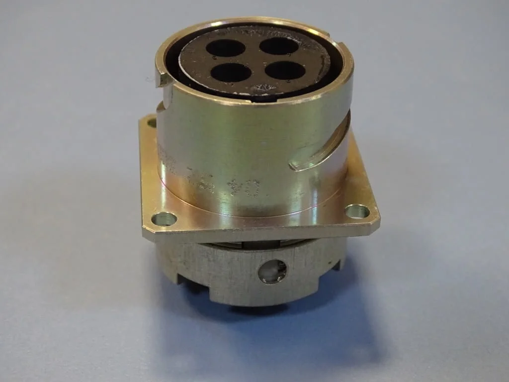 Кръгъл конектор Souriau 840 series circular connector 4 contacts — снимка 2