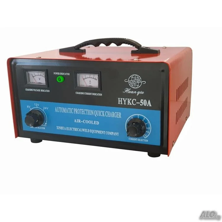 Ново Зарядно за акумулатор 6/12/24V, 50A, 480/960 W- 2166