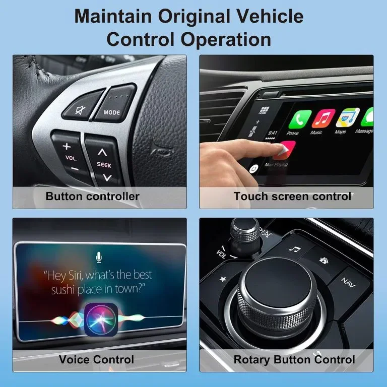 CarPlay безжичен адаптер за iPhone, Mini Wireless Carplay адаптер Dongle за Apple — снимка 5