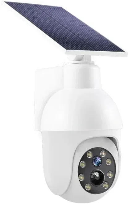 Vistrix соларна LED охранителна лампа и макетна CCTV камера с PIR сензор, IP65