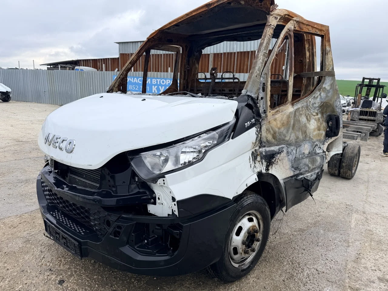 Iveco Daily 35C16 2.3 HPI двигател F1AGL411G, ск. кутия 8874020, 156 кс., 6 ск., 2018 г.,