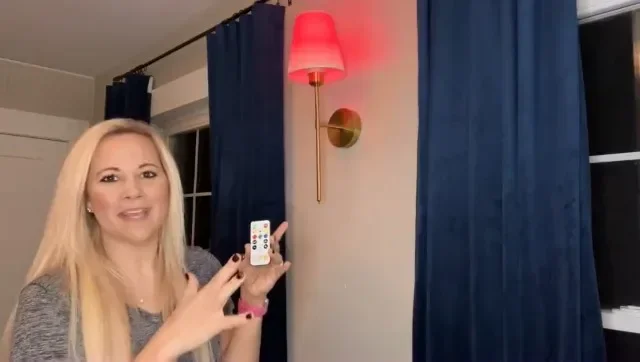 Комплект 2 акумулаторни стенни лампи с RGB режим — снимка 2