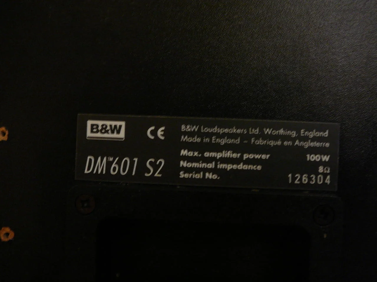 B&w dm 601 s2 /2 — снимка 8