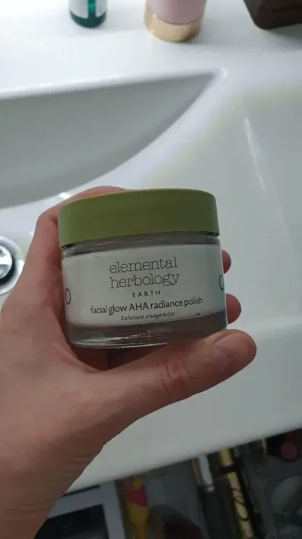 Elemental Herbology Facial Glow Radiance Polish Ексфолиант за лице за по-ярка кожа, сияен блясък — снимка 7