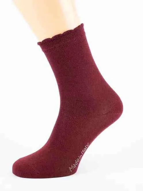 SC Calze 35-40 италиански черни женски памучни чорапи до прасци дамски чорапи от памук — снимка 3