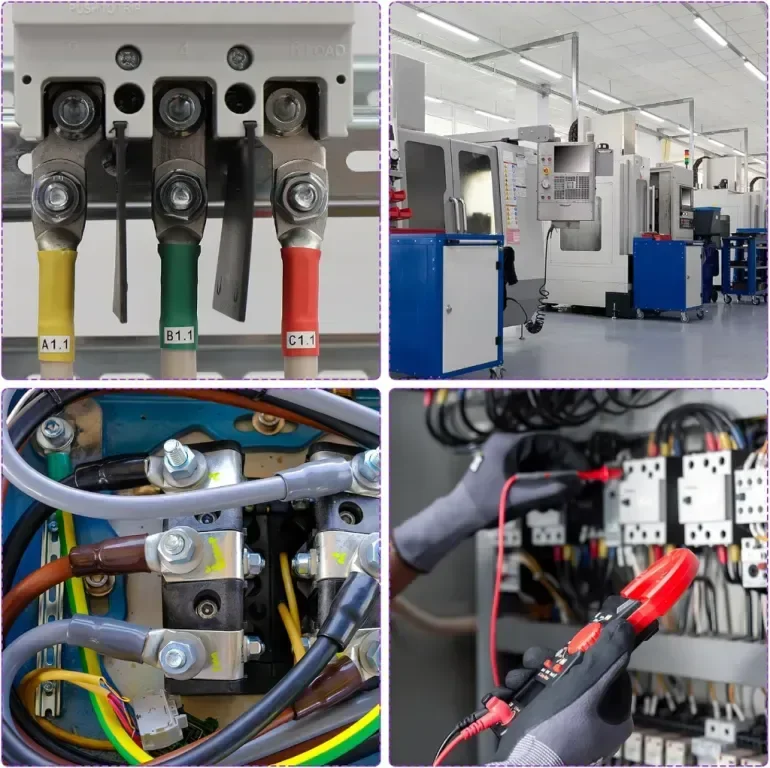 DMiotech 12 бр. 4/0 AWG - 5/16" медни кабелни накрайници, с 12 бр. термосвиваеми тръби — снимка 2