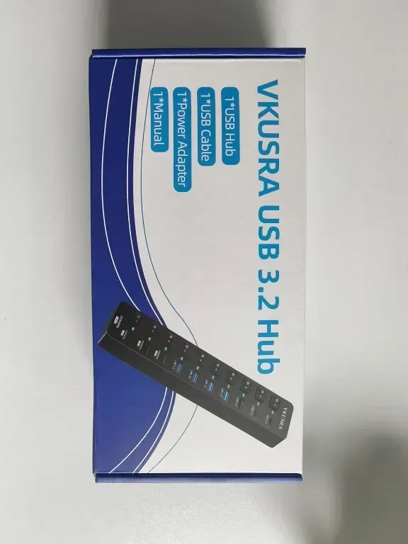 Захранван USB хъб, VKUSRA 11-портов USB 3.2/USB C хъб с 10Gbps USB-A и 2 USB C 3.2 порта — снимка 8