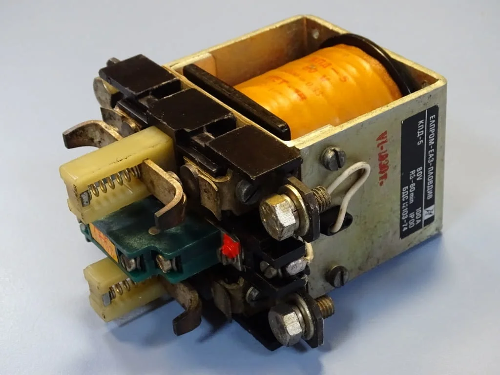 Контактор за електрокар KПД-5 ЕАЗ Пловдив 100A, 80V — снимка 3