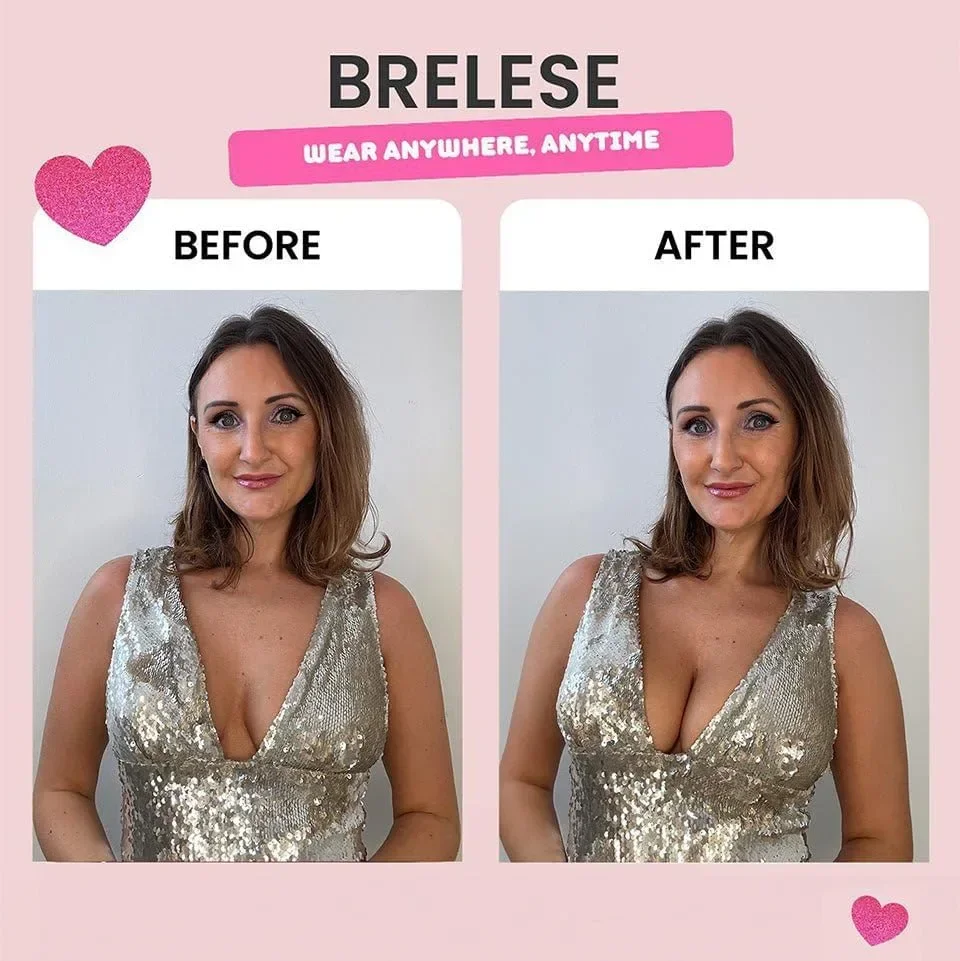 Самозалепващи подплънки за сутиен Brelese с двустранно залепване, размер C-D — снимка 3
