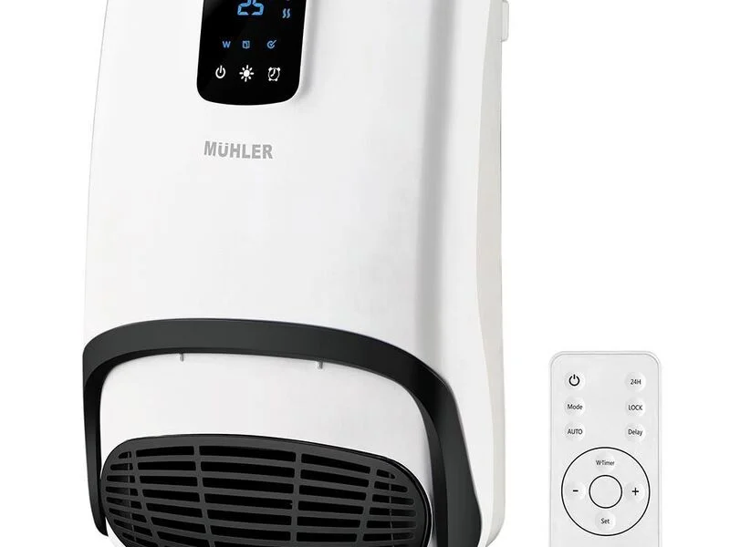 Печка вентилаторна за баня Muhler MBH-2007D, 2000W, eлектронно упр