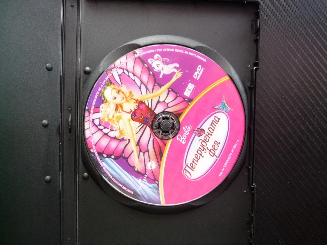 Барби Пеперудената фея DVD филм Barbie Вълшебната страна красива пеперуда магическа светлина храбра — снимка 2