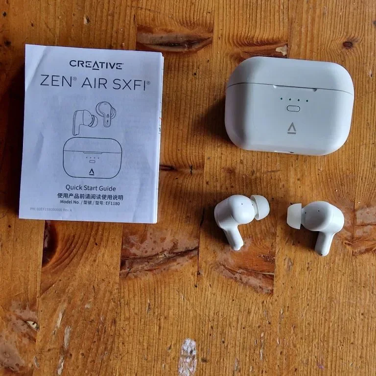CREATIVE Zen Air SXFI леки, истински безжични, устойчиви на изпотяване — снимка 8