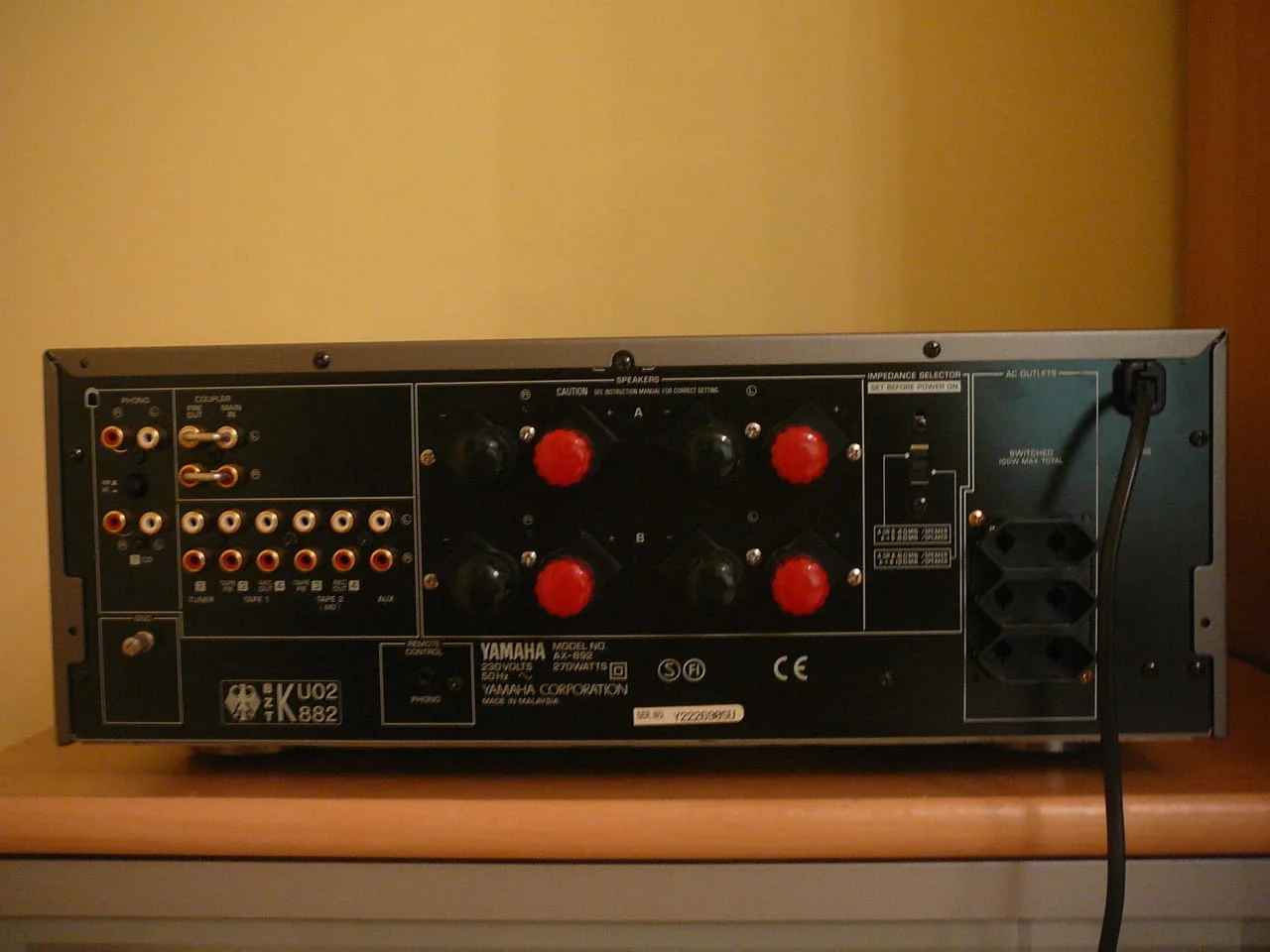 Yamaha ax-892 — снимка 7