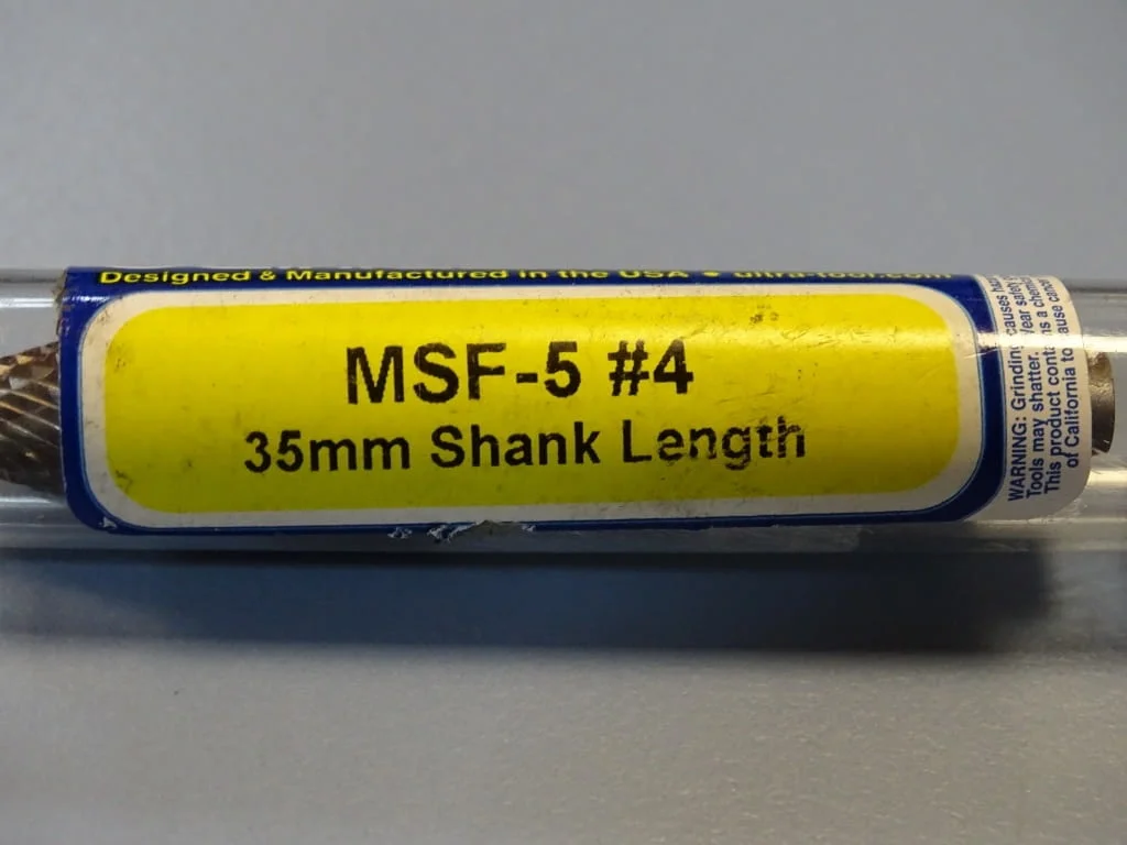 Шлайфгрифер с объл връх ULTRA TOOL MSF-5#4 35mm shank langth 13x25-6x60 — снимка 6