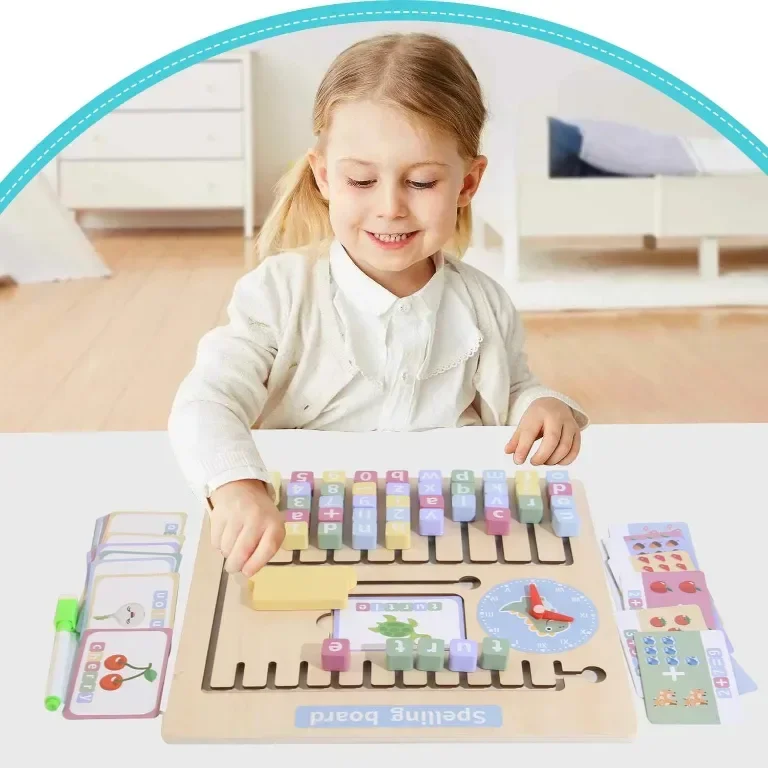 KUKUTrue® Монтесори играчка, дъска за учене по азбука, дървен пъзел, 3–7 години — снимка 2