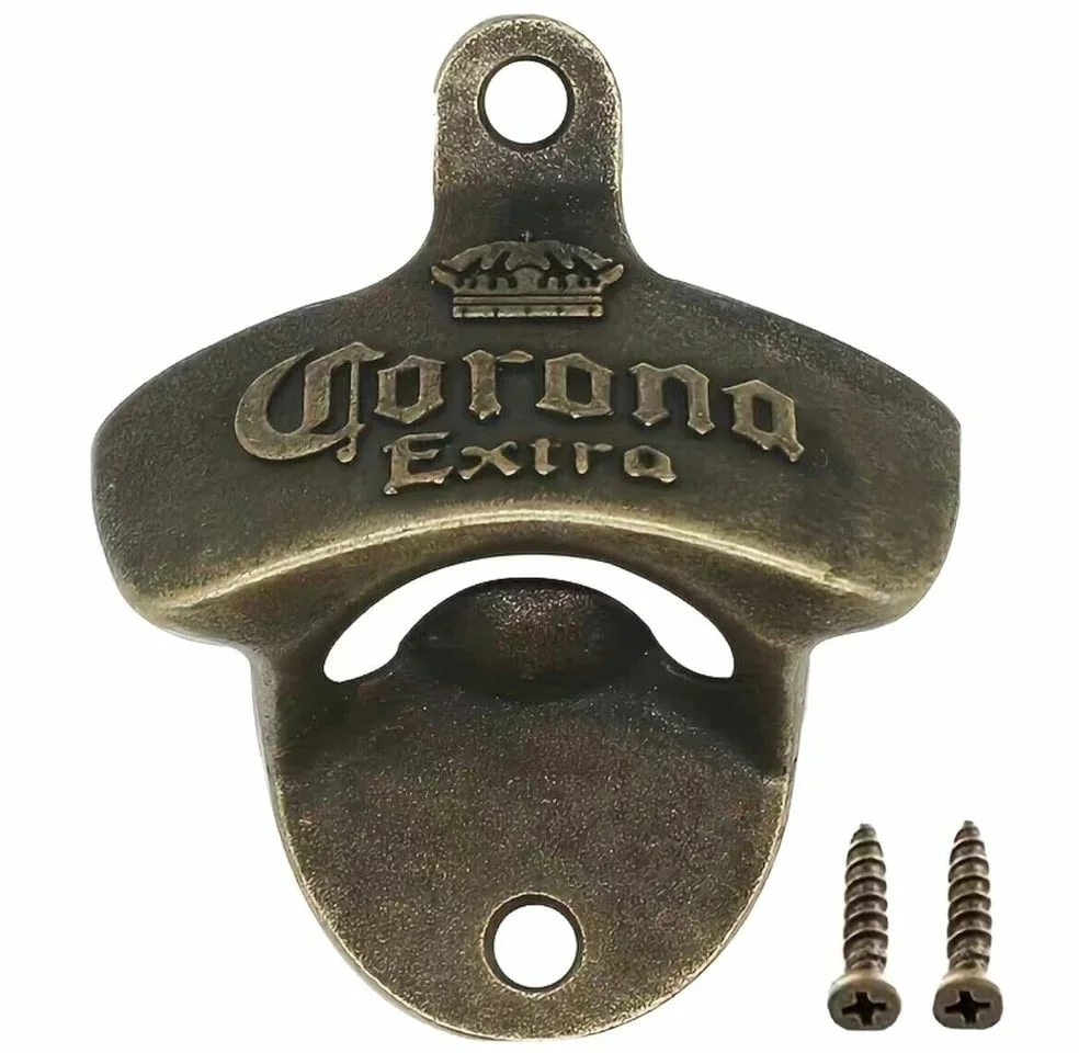 Метална отварачка за бира Corona Extra за стена бар бутилки капачки