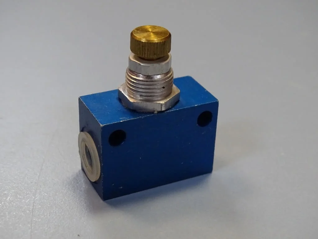 Вентил за контрол на потока Festo GRO-1/8 Flow Control Valve 0-10Bar — снимка 3