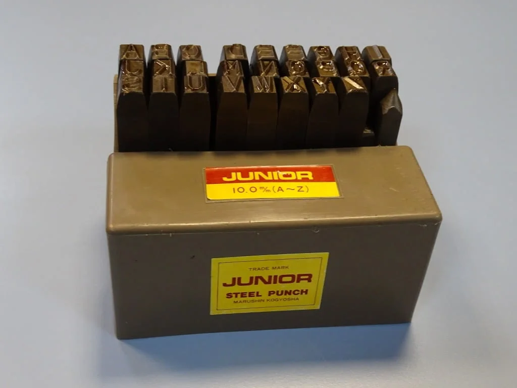 Комплект шлосерски букви-латиница 10 mm Junior Steel Punch Marushin Kogyosha (A-Z)