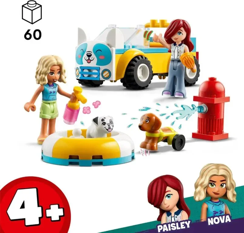 LEGO Строителна игра с мини кукли Пейсли и Нова, животни и природа за деца 4+ г., 42635 — снимка 4