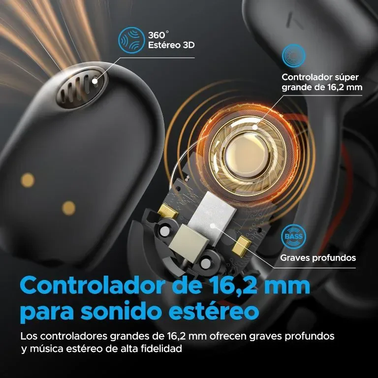 SoundPEATS Air Conduction Безжични слушалки Bluetooth 5.3 — снимка 3