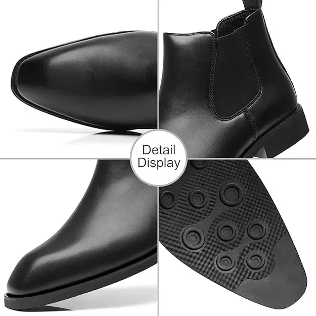 Мъжки боти SANNAX Chelsea Boot – елегантни, бизнес обувки — снимка 2