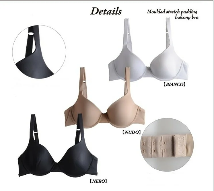 Lormar 70C, 75C, 80C, 85C, 90C, 70D, 75D, 80D, 85D черен, телесен, бял сутиен без подплънки за голям бюст Лорм — снимка 2