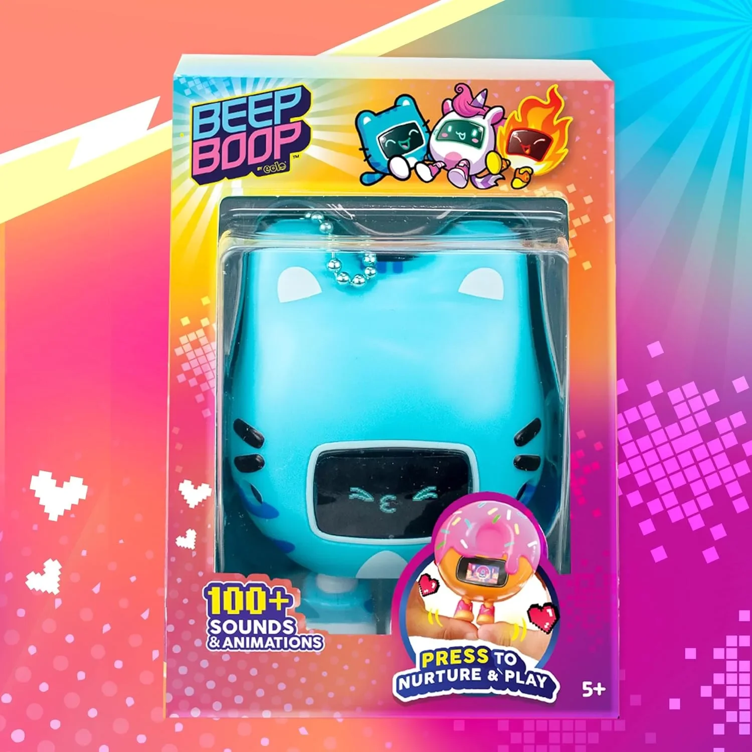 BEEP BOOP Miao Miao – интерактивна ръчна електронна играчка за домашен любимец (5+ години) — снимка 2