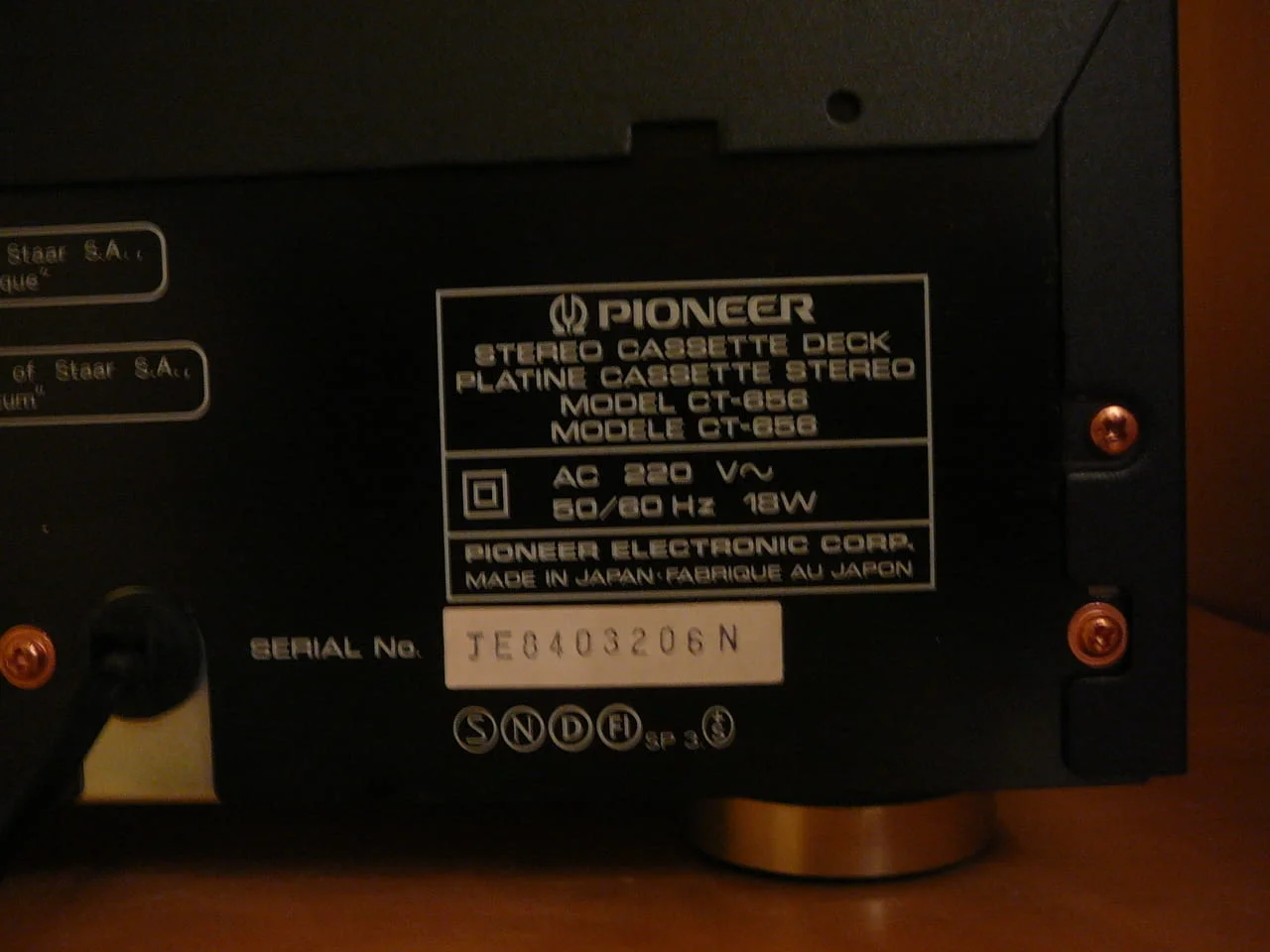 Pioneer ct-656 — снимка 6