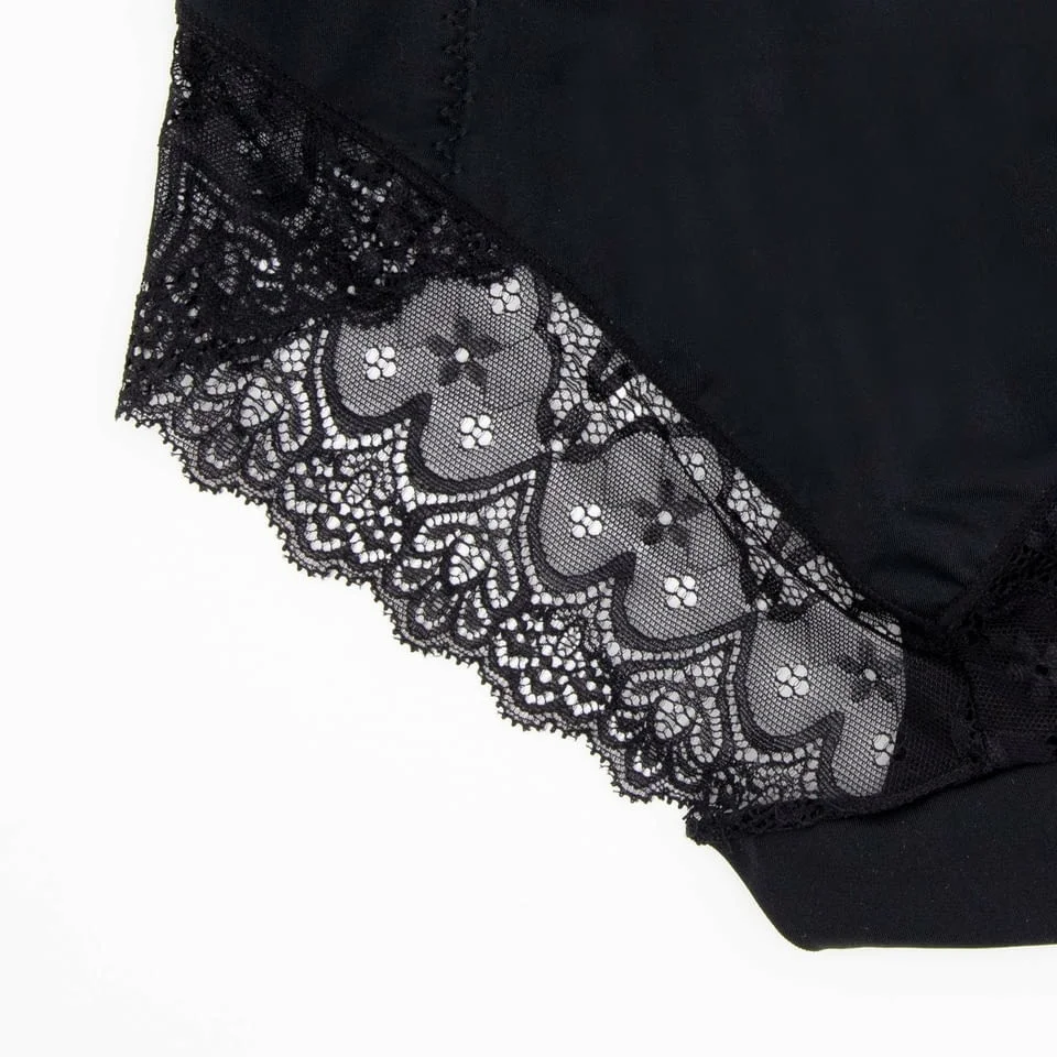 Love and bra M, L, XL, 2XL, 3XL, 4XL черни, телесни, бели дамски оформящи бикини с висока талия — снимка 4
