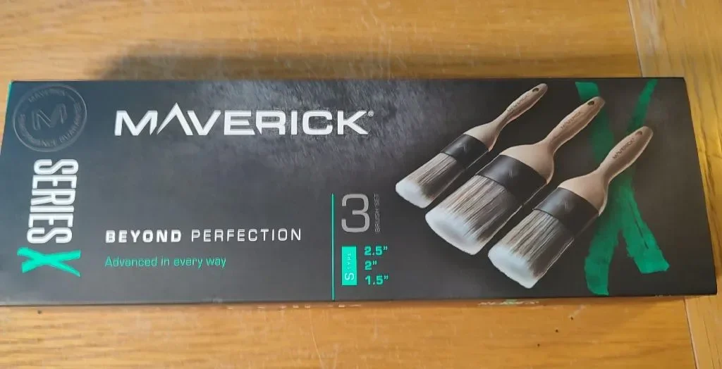 Maverick Четки за рисуване 190 Series права нарязана овална глава Memex с FSC дърво 1,5", 2", 2,5" — снимка 5