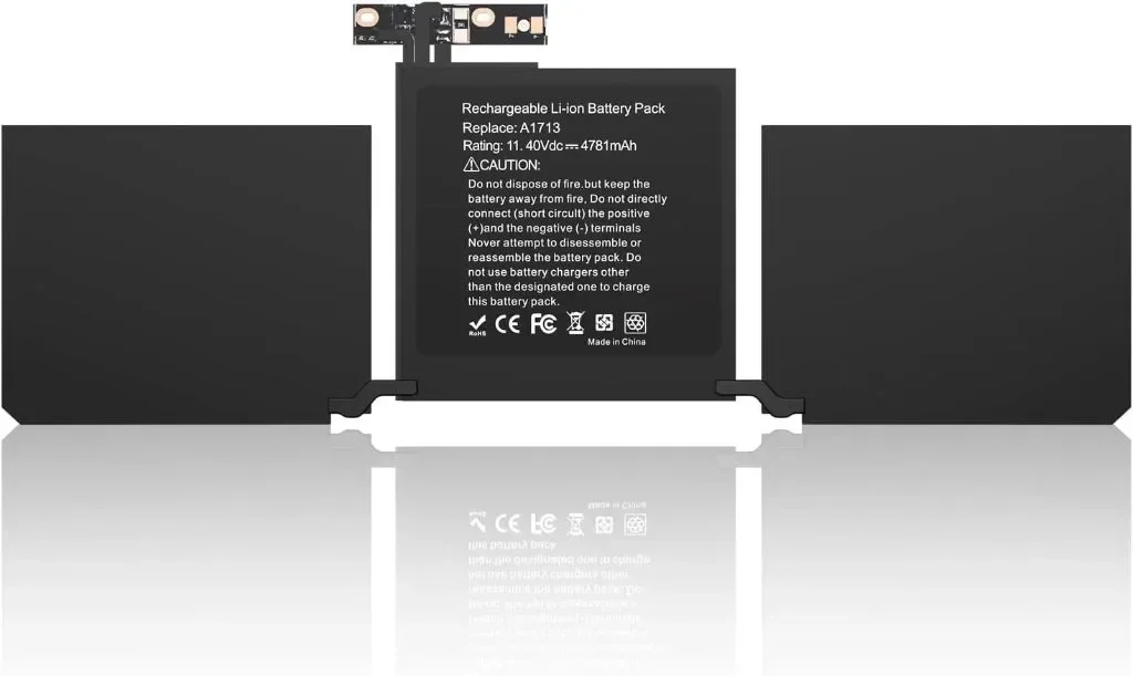 Батерия HASESS A1708 A1713 за MacBook Pro 13 инча A1708 A1713 от края на 2016 г., средата на 2017 г.