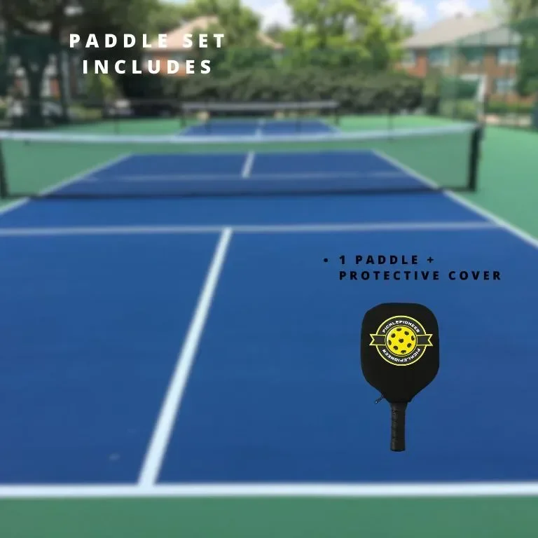 Ракета PicklePioneer Pickleball, полипропиленово ядро ​ пчелна пита, повърхност от въглеродни влакна — снимка 3